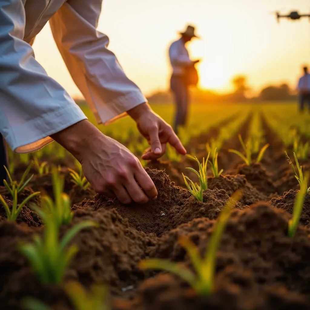 Agricultura ecológica y microorganismos contra la sequía