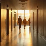 Campus Ciencias Ull con luz natural y personas en movimiento, vacantes universitarias en Soria
